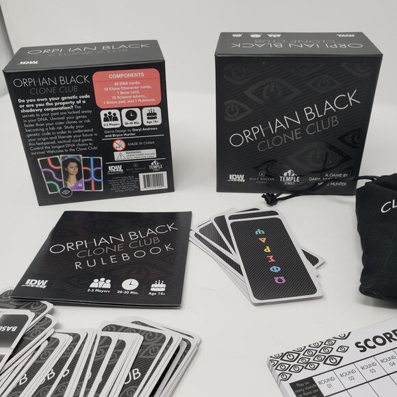 Orphan Black Card Game - Played Once - Board Games TV Show Tatiana Maslany - Picture 7 of 8